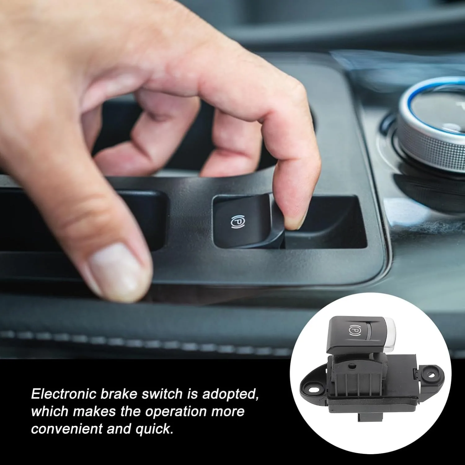 4F1927225A مفتاح فرامل اليد الإلكترونية لنماذج المحددة مفتاح تحرير الفرامل البلاستيكية #4