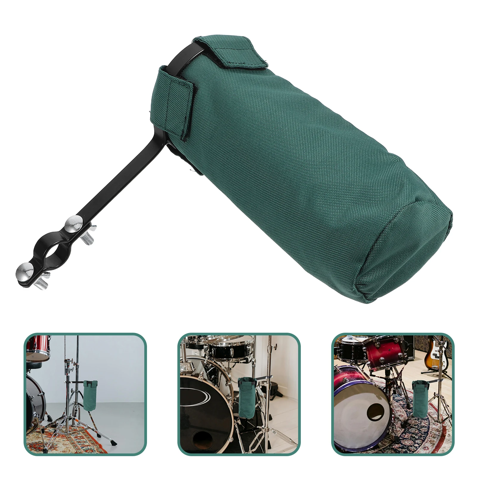 

Drumstick Storage Cover Accessories Percussion Bucket Metal Sticks Hanging Holder Bag