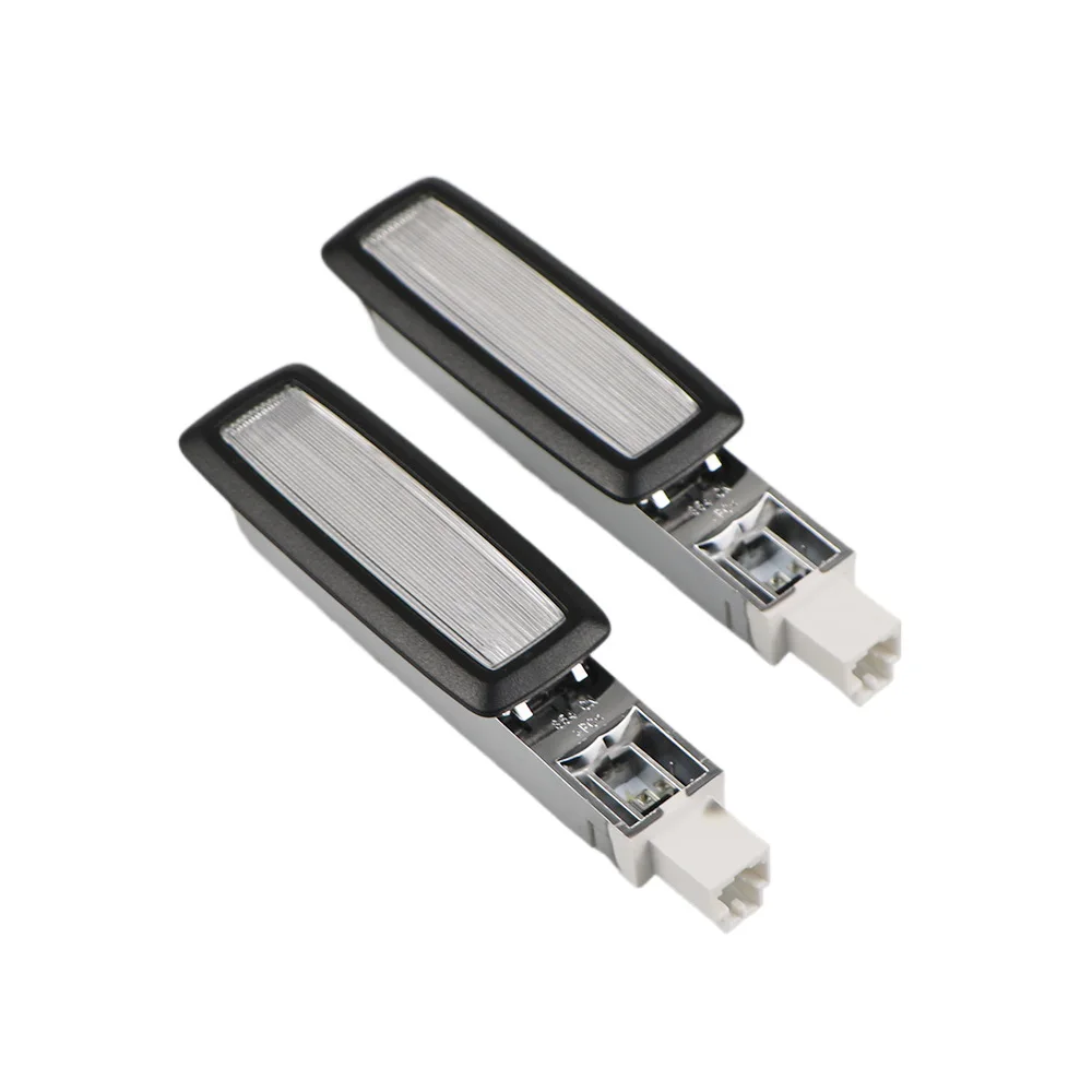 2 قطعة أسود Led الشمس قناع القراءة ضوء قبة مرآة لوضع مساحيق التجميل أضواء لشركة فولكس فاجن ID.3 ID.4.X ID.6.X CC باسات B8 3ED 947109 3GD 947109 #2