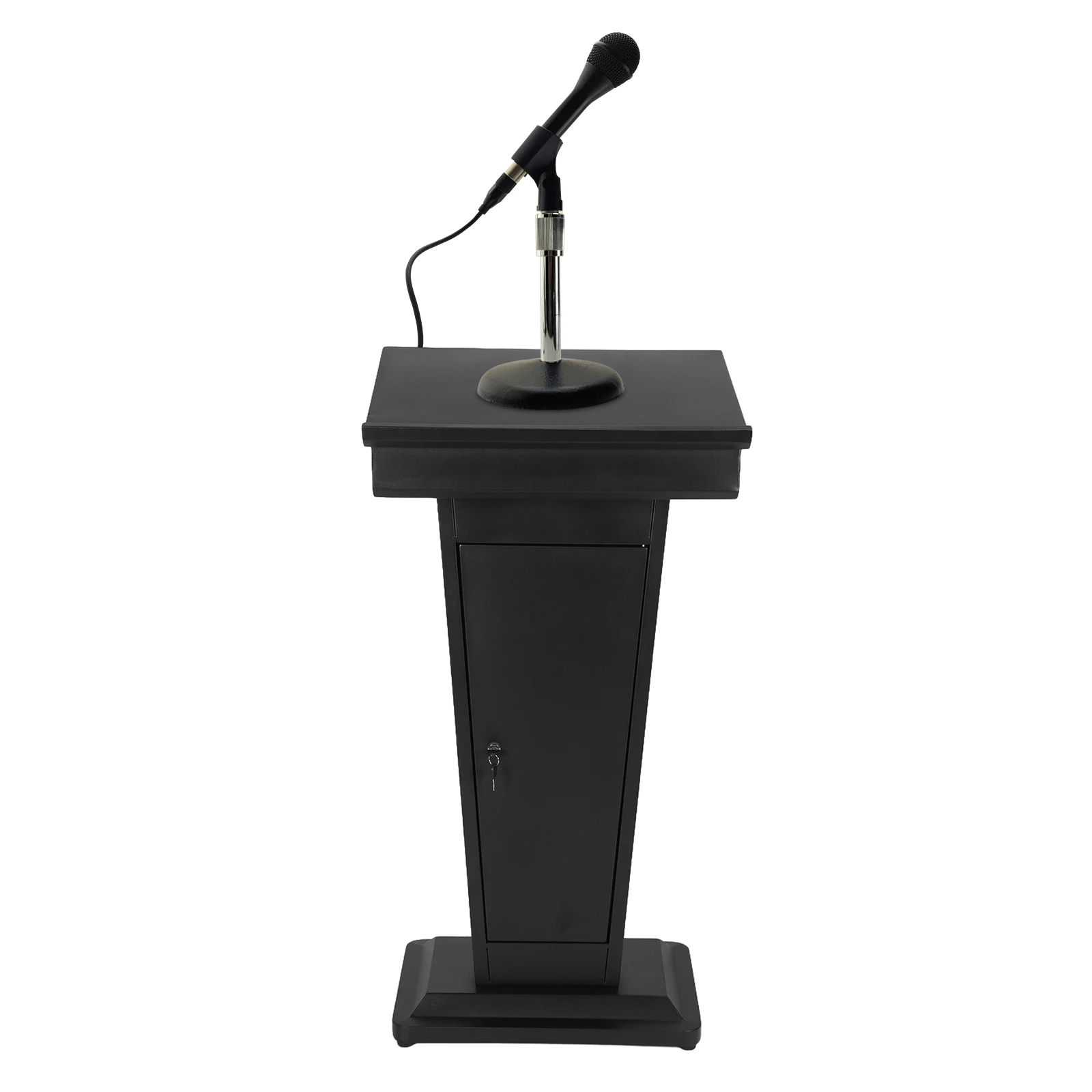 منبر معدني شديد التحمل، طاولة استقبال حديثة متعددة الأغراض، سعة كبيرة لمكتب الكنيسة والمدرسة والمنزل