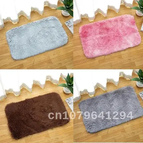 

Thick velvet super absorbent bathroom door mats, non-slip bedroom mats, bathroom carpets, kitchen mats Bathroom Carpet High-hair