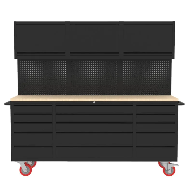 For JZD 72 Inch Heavy Duty Stainless Steel Tool Chest/Tool Box/Tool Cabinet for Garden Garage Workshop Tools Storage