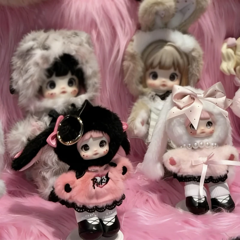 

Nommi Pink Energy Series Series Plush Doll Blind Box Cute Trendy Toy Surprise Bag Mystery Pendant Joint Moveable Exquisite Gifts