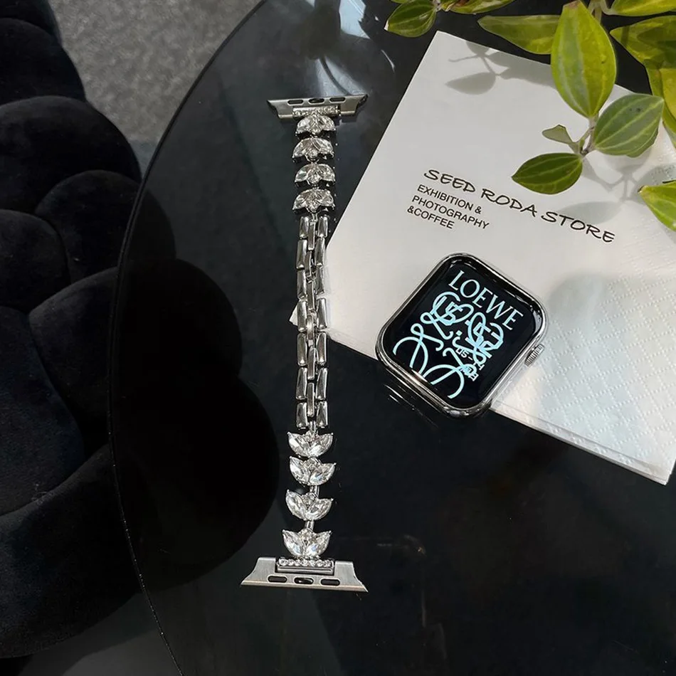 سوار ليفي ماسي فاخر ، حزام معدني لساعة Apple Watch Ultra 49 مللي متر iWatch Series 7 8 6 SE 4 5 38/40/41 مللي متر 42/44 / 45 مللي متر حزام ساعة