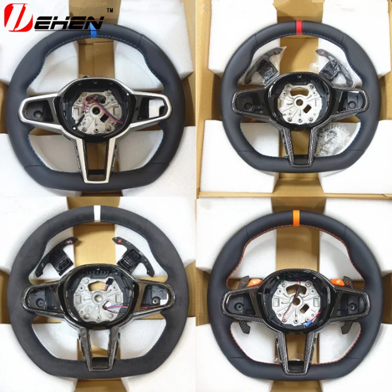 

Модернизированный автомобильный руль для BMW 3 4 5 серии G01 G02 G05 G20 G80 G82 G22 G26 G30 G32 G87 F90 F95 M8 Автомобильные аксессуары