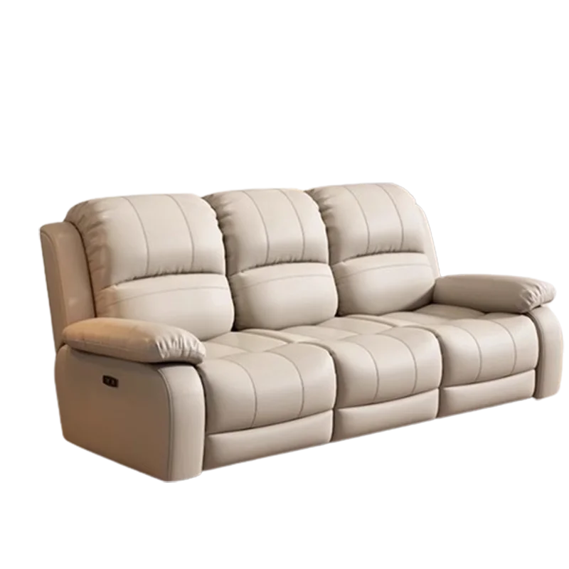 Wielofunkcyjna sofa materiałowa Elektryczny apartament Inteligentna biała sofa Duża designerska sofa Sillon Relax Rozkładane meble do salonu