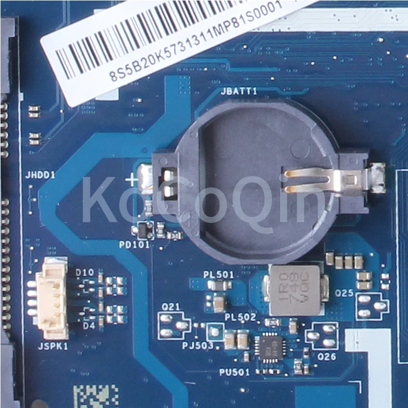 For Lenovo Ideapad B51-80 15Inch Notebook Mainboard LA-D102P 5B20K57310 I3-6100U I5-6200U I7-6500U Laptop Motherboard Full Test