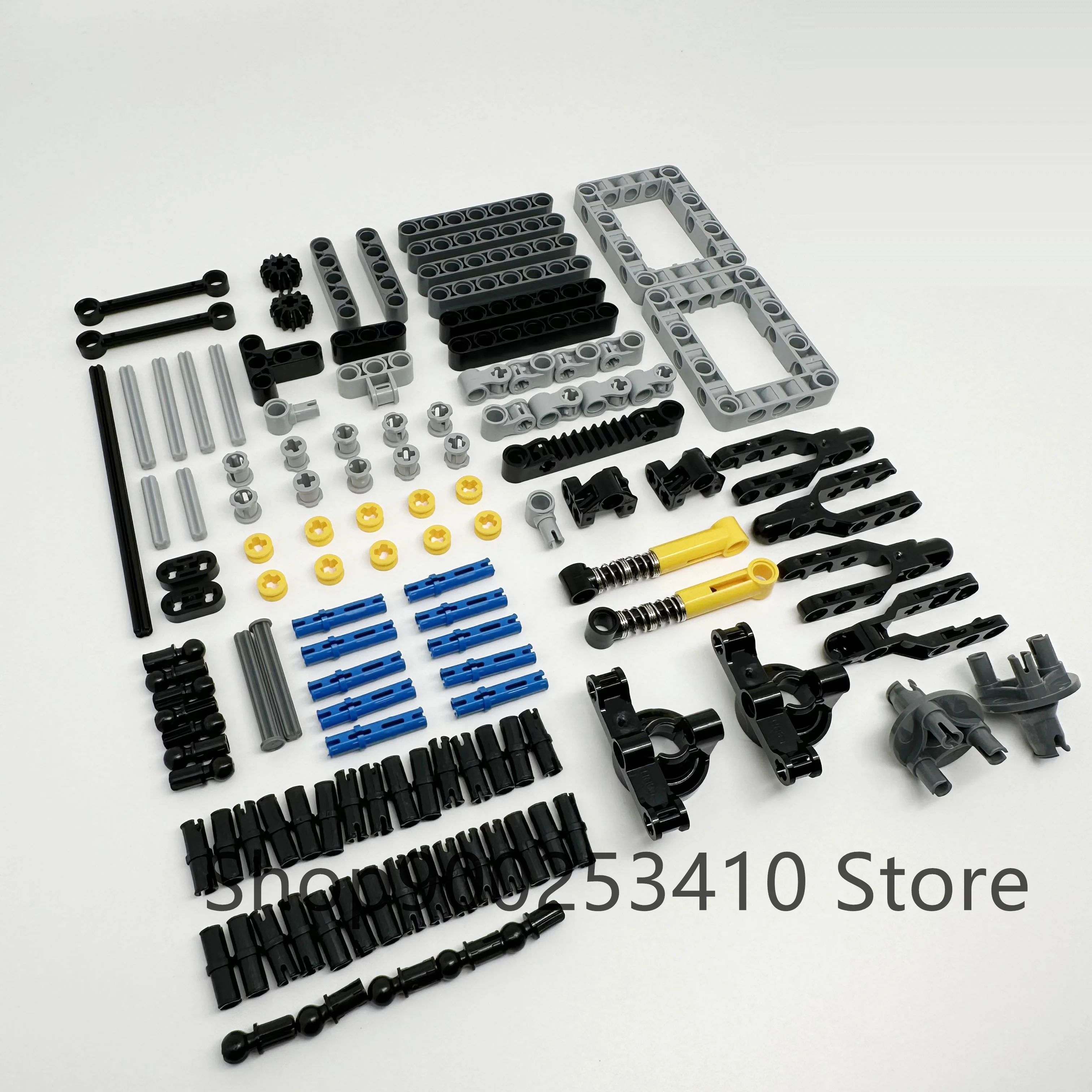 123 pezzi di plastica ad alta tecnologia Building Blocks mattoni Gear Liftarm Beam Cross Axle assemblaggio fai da te MOC Bulk Technology Set Toy