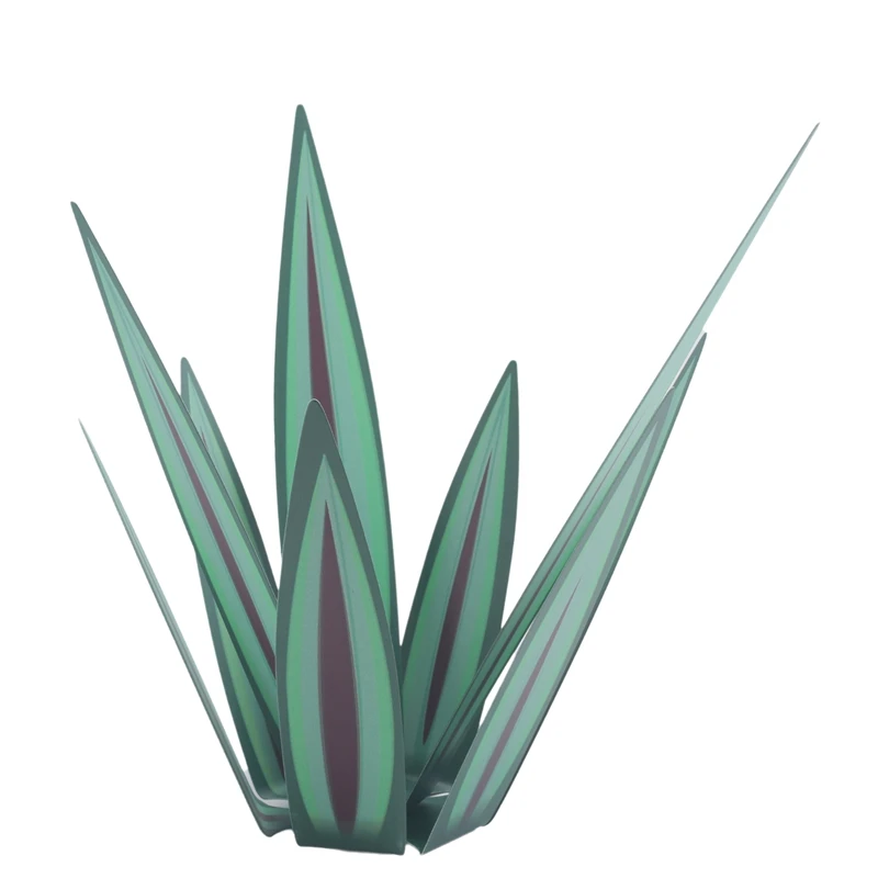 

LICE-Large Tequila Rustic Sculpture, Rustic Metal Agave Plants For Outdoor Patio Yard, Home Decor Hand Painted Metal Agave