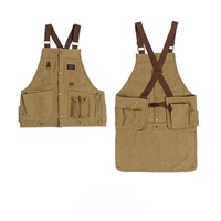 New Outdoor Camping Vest Camping Men's and Women's Leisure Multi functional Apron Fishing Photography Vest Coat