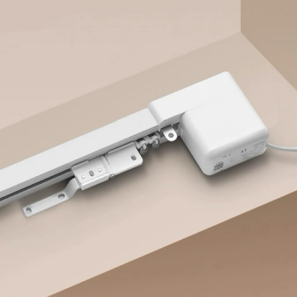 Work With Tuya Wifi/Zigbee Mini hidden Electric Curtain Shutter Motor with RF Remote APP Control Alexa Google Home SmartThings