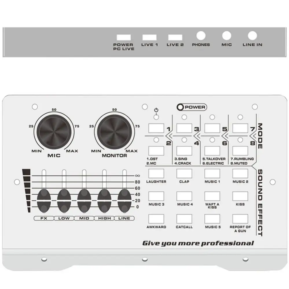 Micfuns hi-10 32Bit 48 125khz 8効果bluetoothサウンドカードミキサーサウンド効果プロセッサyoutubeのライブレコーディングdjパフォーマンス