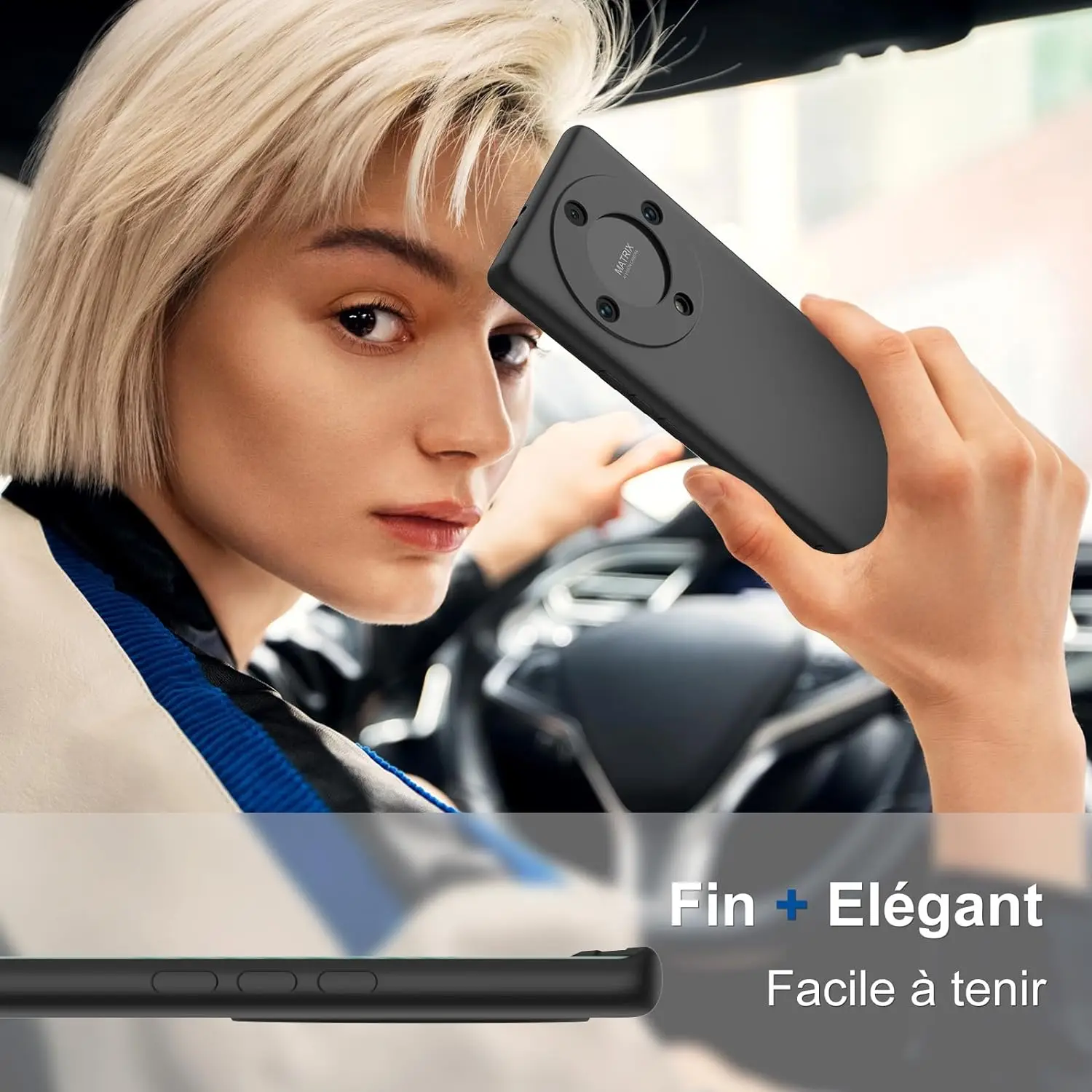Black Matte TPU Shockproof Lens Protection Case Cover For Huawei Honor Magic 6 5 Lite X9B X9A