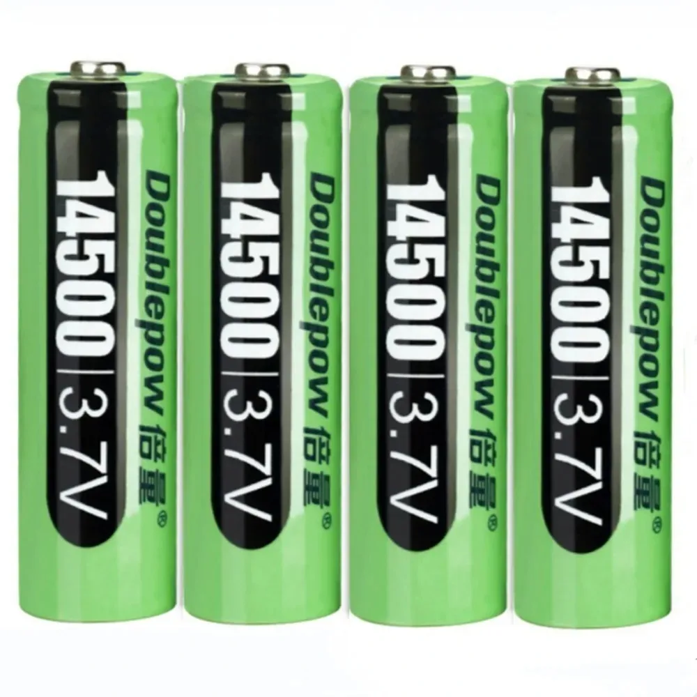 10 ピース/ロットオリジナル 14500 充電式リチウム電池 3.7V 2960mWh 単三充電式電池電動歯ブラシバッテリー