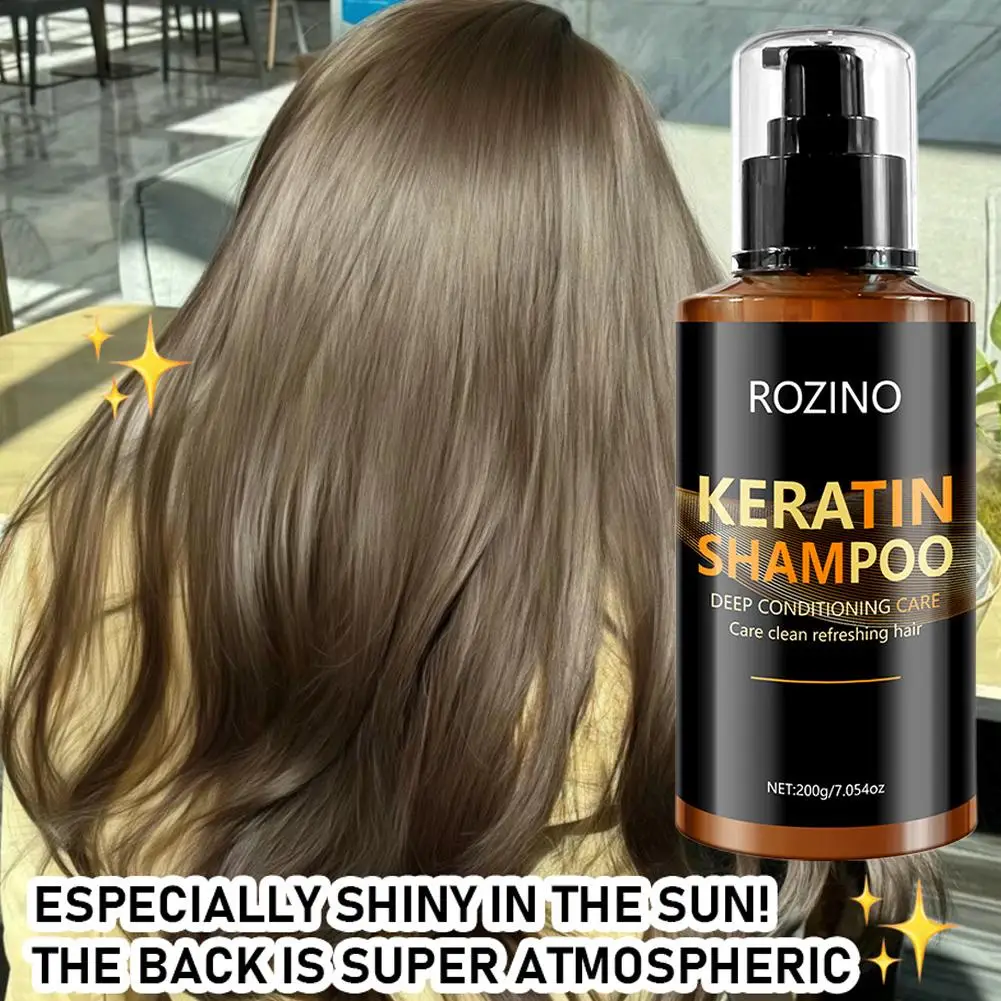 

2 Pcs Keratin Shampoo Conditioner Set, Strengthens Hair, Smoothing Hair Conditioner For Daily Use Shampoo Hair Loss Treatment