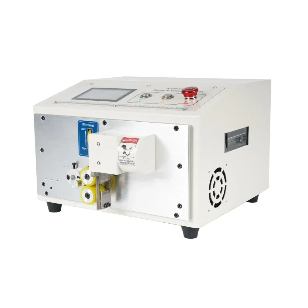 التلقائي سلك أنبوب التغطيه جهاز قطع الأنابيب 2 عجلات SWT-608-QG-2S لشريط كابل الأسلاك قطع تجريد آلة تقشير