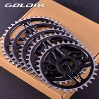 GOLDIX 0mm Offset MTB Chainring Round Narrow Wide Teeth Sprocket For Shimano XT M7100 M7120 M7130 M8100 M8120 M9100