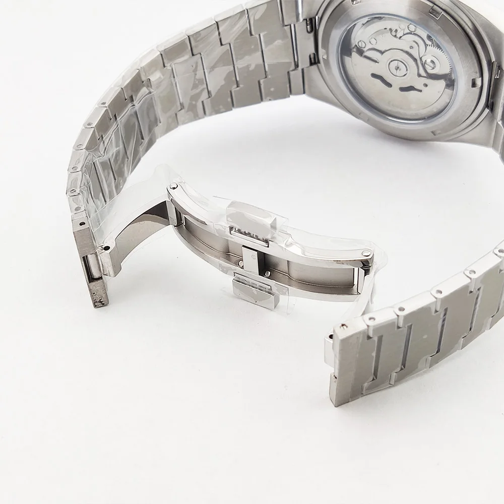 OUMASHI-40mm NH35 elegant Business Fashion luminous water resistant date Automatic mechanical watches male customizable