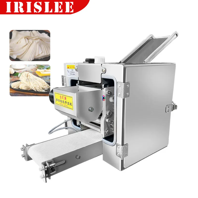 

Commercial Wonton Dumpling Wrapper Maker Machine Round Dumpling Skin Dough Slicer Rolling Press Making Square Electric 110/220V