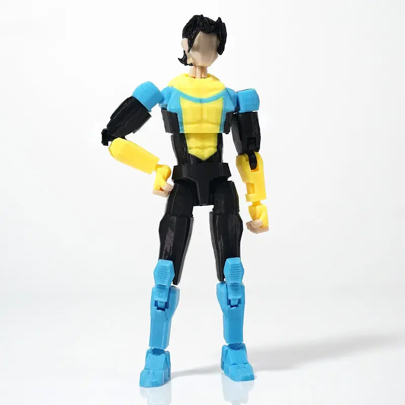 

In Stock New 3d Printed Invincible Toys Action Figures T13 Dummy 13 Superheroes Multi-Jointed Movable Shapeshift Toys