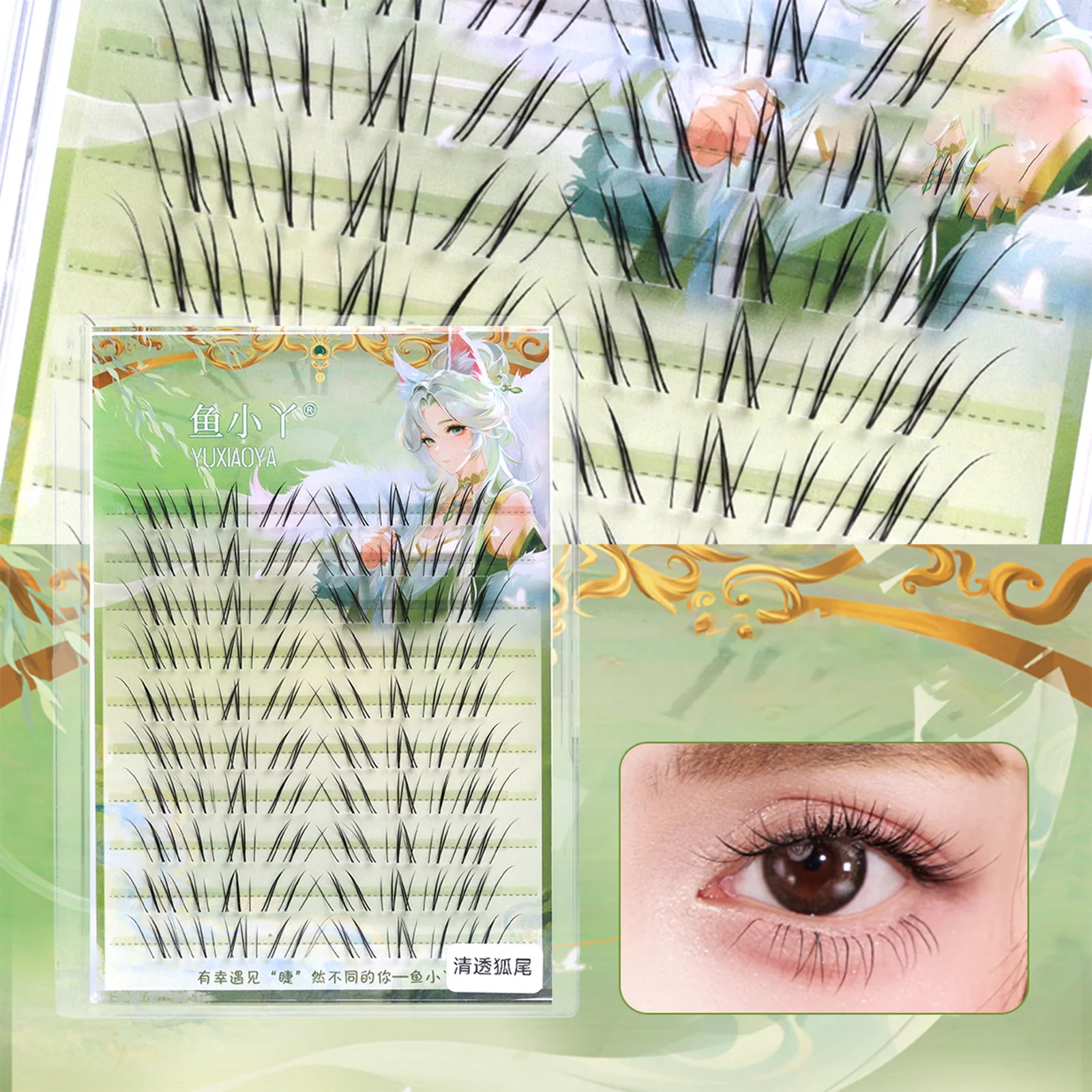 Eyelash Extension In Chinese - 10 Rows Foxes Tail False Eyelashes