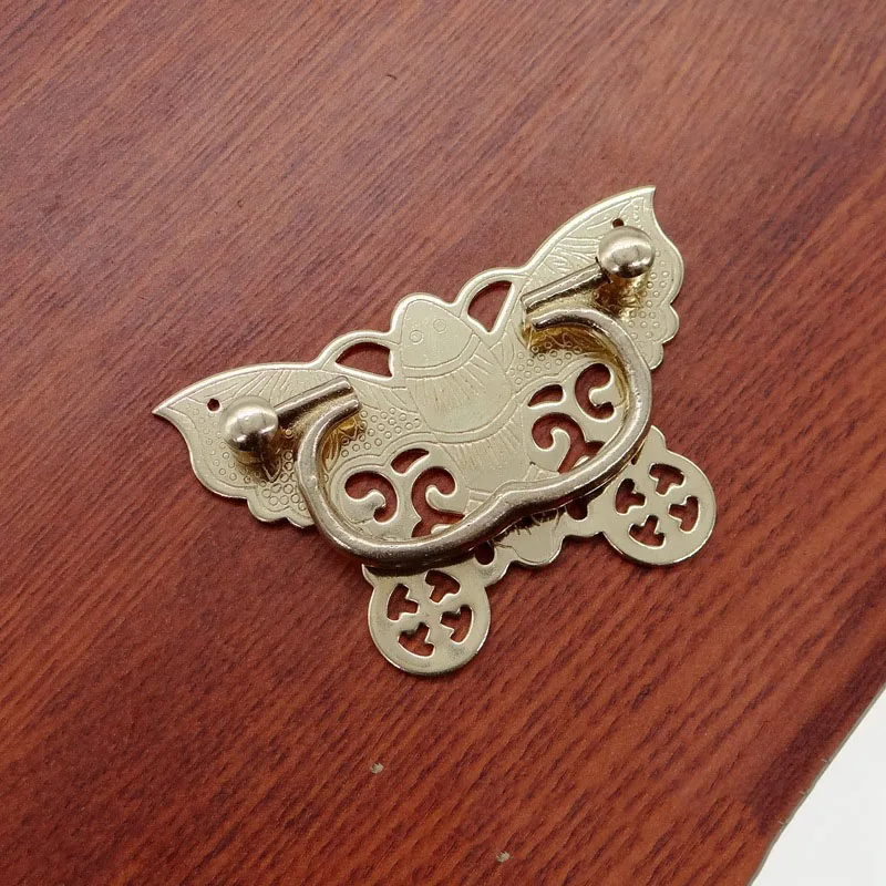 Vintage Butterfly Shape Kitchen Furniture Handles, Decorative Brass  Drawer Pull Cabinet Wood Door Handle