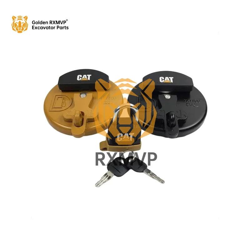 Excavator for Caterpillar cat anti-theft diesel fuel tank cover 320D 325C 329D 336 345 padlock excavator accessories