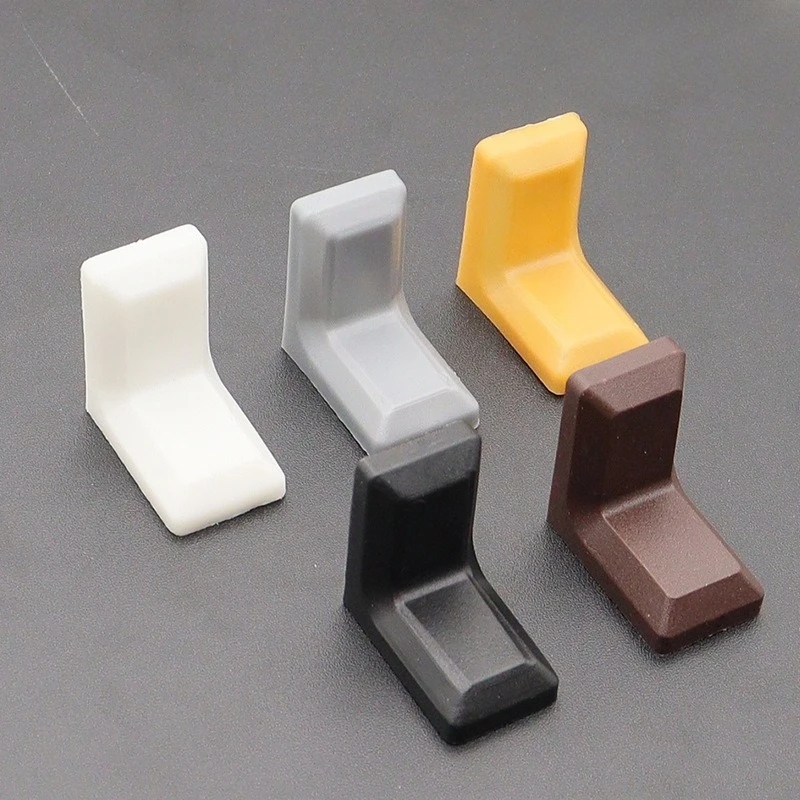 10PCS wardrobe cupboard connection corner code with ABS decorative cover iron corner code adjustable plastic Hanging code