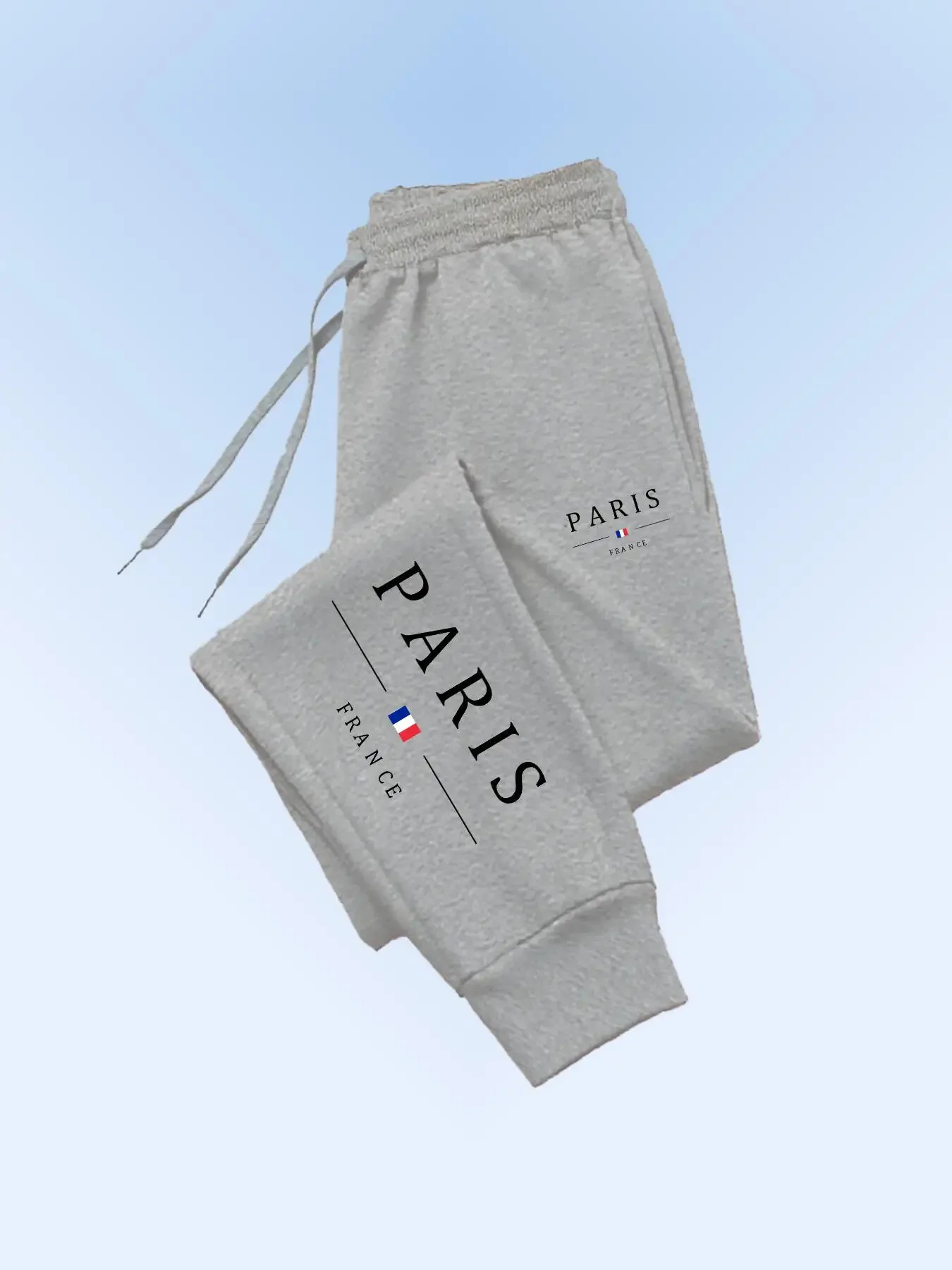 Woman Pants PARIS Graphic Letter Print Fleece Youth Treet High Quality Casual Fashion Joggers Women's Sweatpants True To Size