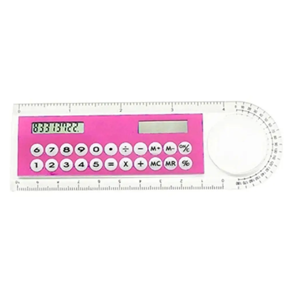 Multifunctional Childrens Tool School Supplies Calculator Ruler Solar Energy Calculator Digital Caliper Office Stationery