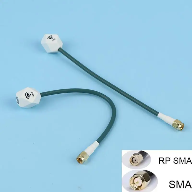 5.8GHz FPV High Gain Antenna RP SMA Connector Low Latency Anti-Jamming Signal for RC FPV Quadcopter Drone Flying