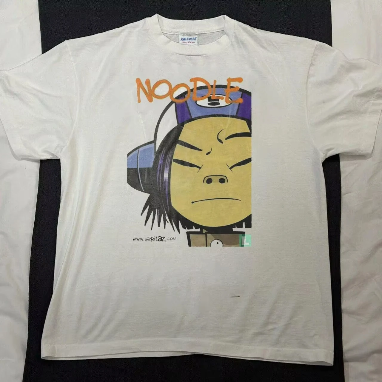 Gorillaz Noodle Band Alternative Rock Graphic Tee Cotton Mens Womens T-Shirt Summer Streetwear Y2K high quality Comfortable soft