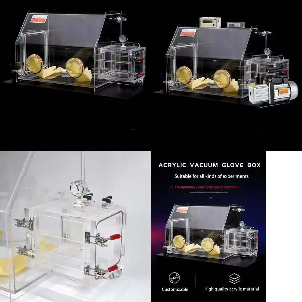 

Акриловая вакуумная камера AGB-5B с предварительной вакуумной камерой, максимальное вакуумное давление -0,1 МПа