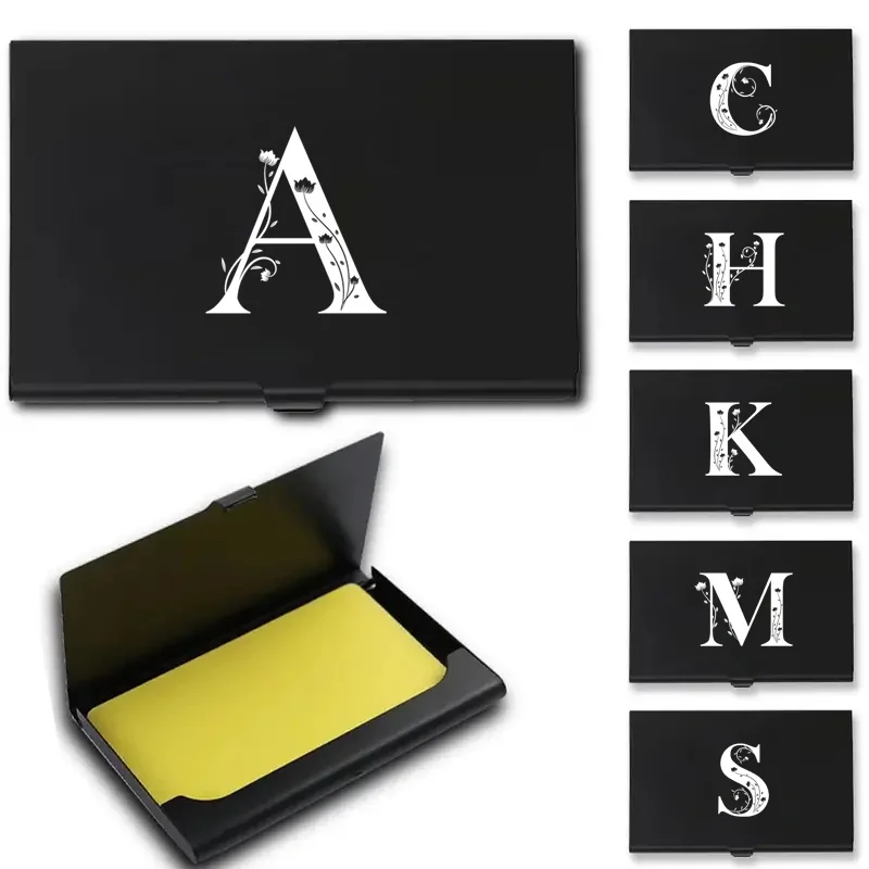 

Anti-theft ID Credit Card Holder Porte Carte Thin Aluminium Metal Wallets Pocket Case Bank Women Men Credit Card Box