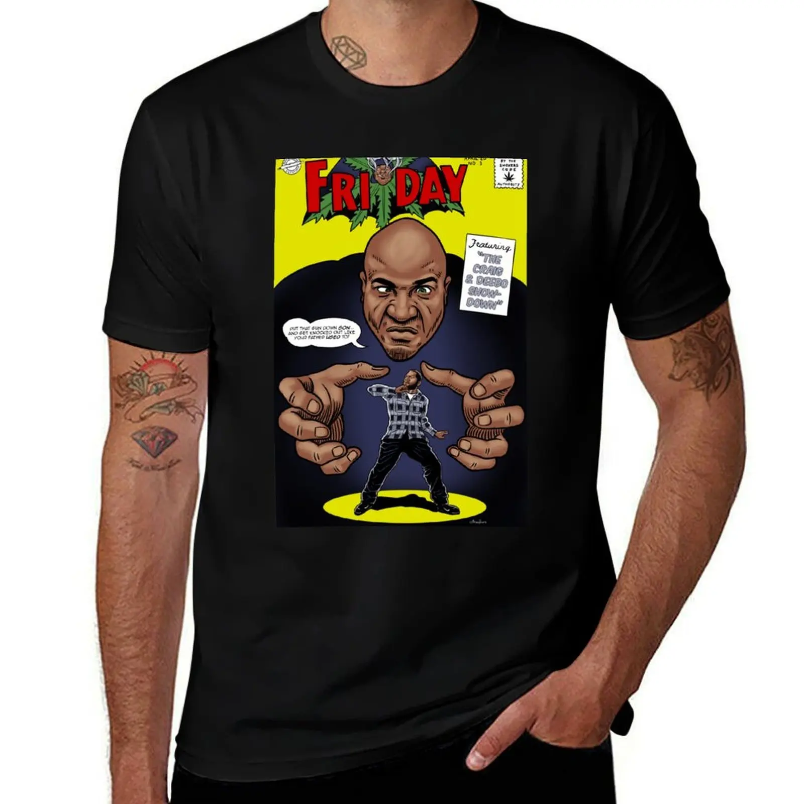

Craig Vs Deebo T-Shirt funny t shirts dark humor man t shirt graphic T-Shirt