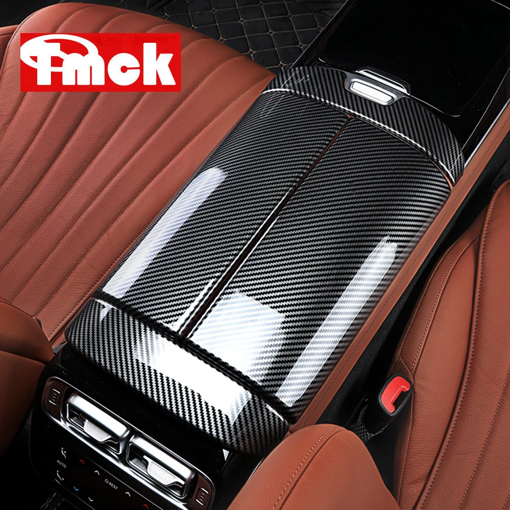 

For Mercedes Benz S Class W223 S350L 400L 450L 500L 480 580 680 2021-2025 Car Accessories Central Armrest Box Panel Trim Cover