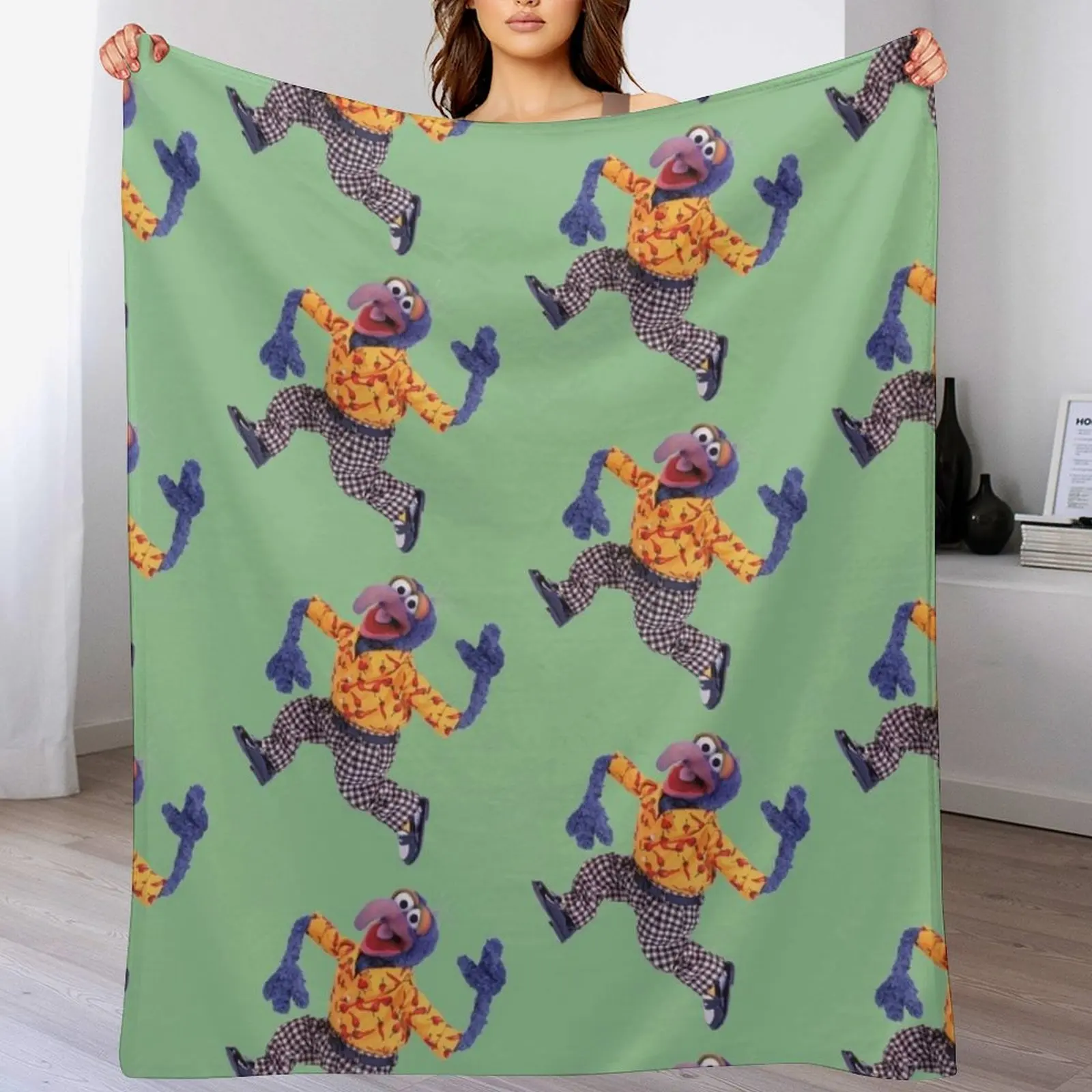 

The Great Gonzo Muppet Pattern Throw Blanket sofa bed wednesday Blankets For Bed halloween Blankets