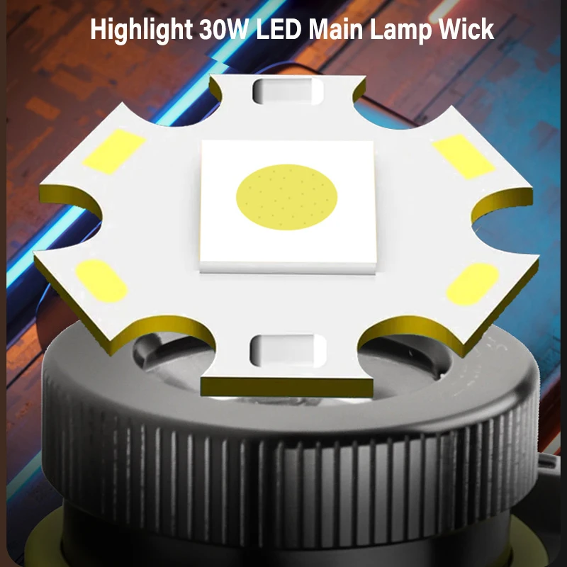 كشافات Led قوية المدمج في بطارية USB شحن المصباح التكبير رئيس مصباح يدوي مقاوم للماء فانوس الصيد رئيس الشعلة