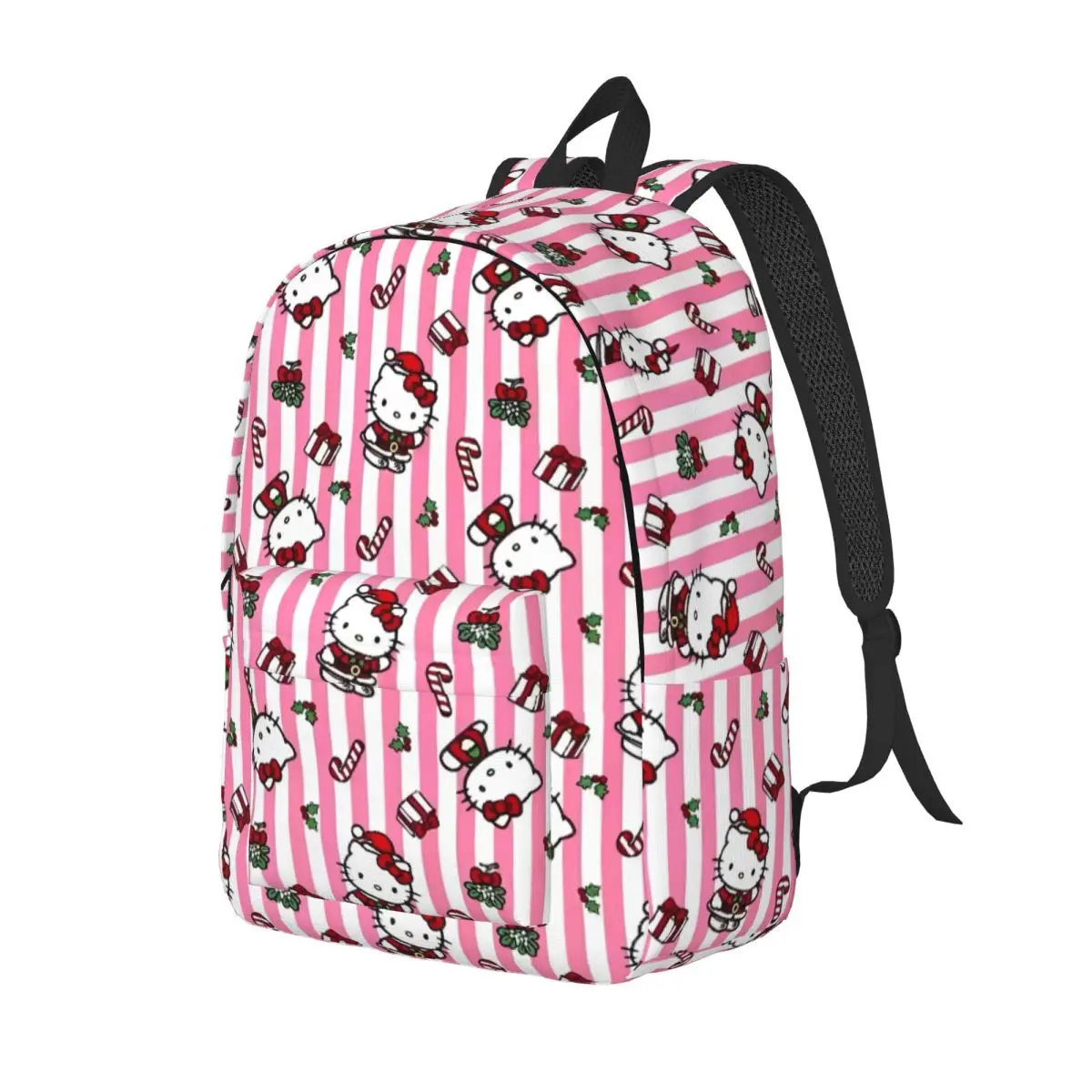 Santa Hello Kitty para homens, mulheres, estudantes, escola, mochila, meio, alto, faculdade, presente