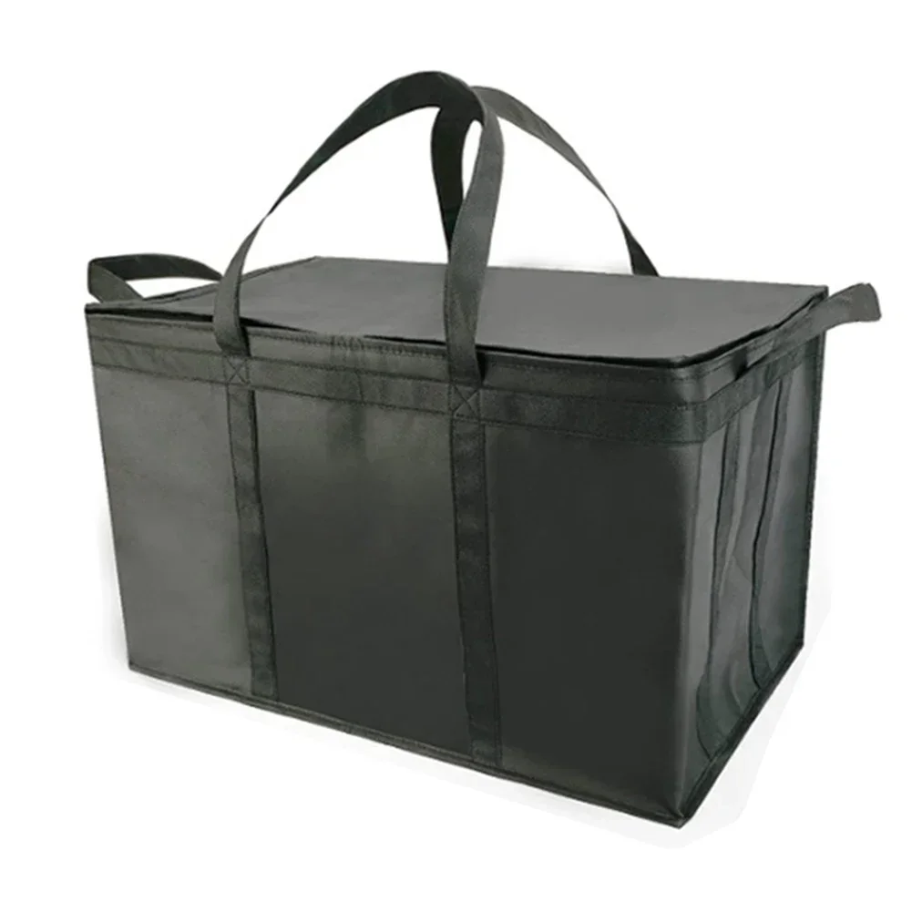 Large Capacity Picnic Bag Portable Insulated Food Pizza Delivery Bags For Food Warming Cooler Grocery Bag For Party Camping 