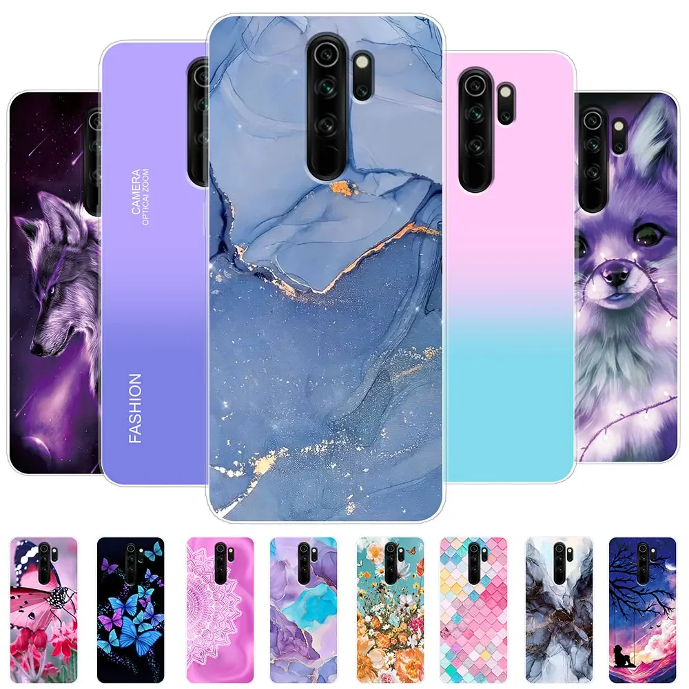 For Xiaomi Redmi Note 8 Pro Case Back Cover New Clear Phone Fundas For Redmi Note8 Pro Soft Silicone Case Redmi Note 8 Pro Coque