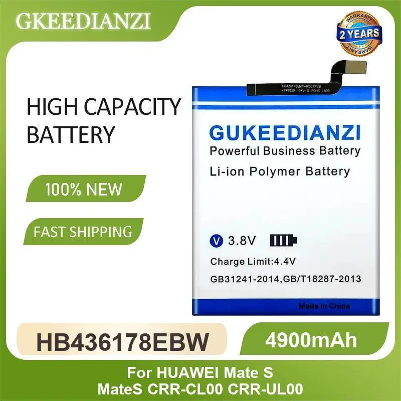 

Battery For Huawei HONOR 50 Mate S MateS CRR-CL00 CRR-UL00 P20 10 Lite P Smart 2019 10i 20i COL-AL00 COL-AL10 COL-TL00 COL-TL10