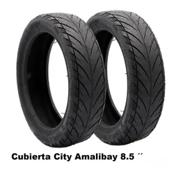 Amalibay Scooter Tire City Road for Xiaomi M365 1S Pro Pro 2 Mi 3 Gotrax Gxl V2 S2 Hx-X7 X8 Scooter 8.5 Inch Tyre Anti-Slip