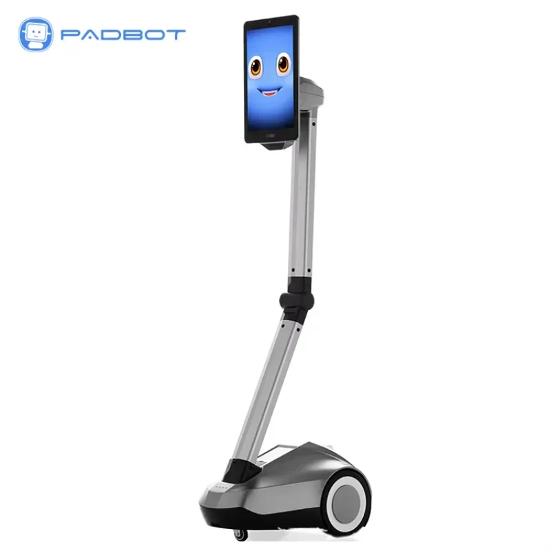 Support 4G WIFI Smart Business Communication Conferencing Telepresence Roboter Video Chat Factory Control Interacting Robot