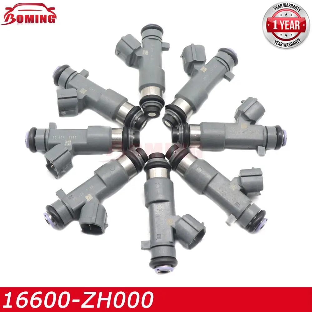 

8PCS 16600-ZH00A New Car Fuel Injectors For Nissan Titan 5.6L V8 2005-2007 16600-ZH000 16600ZH000 16600ZH00A
