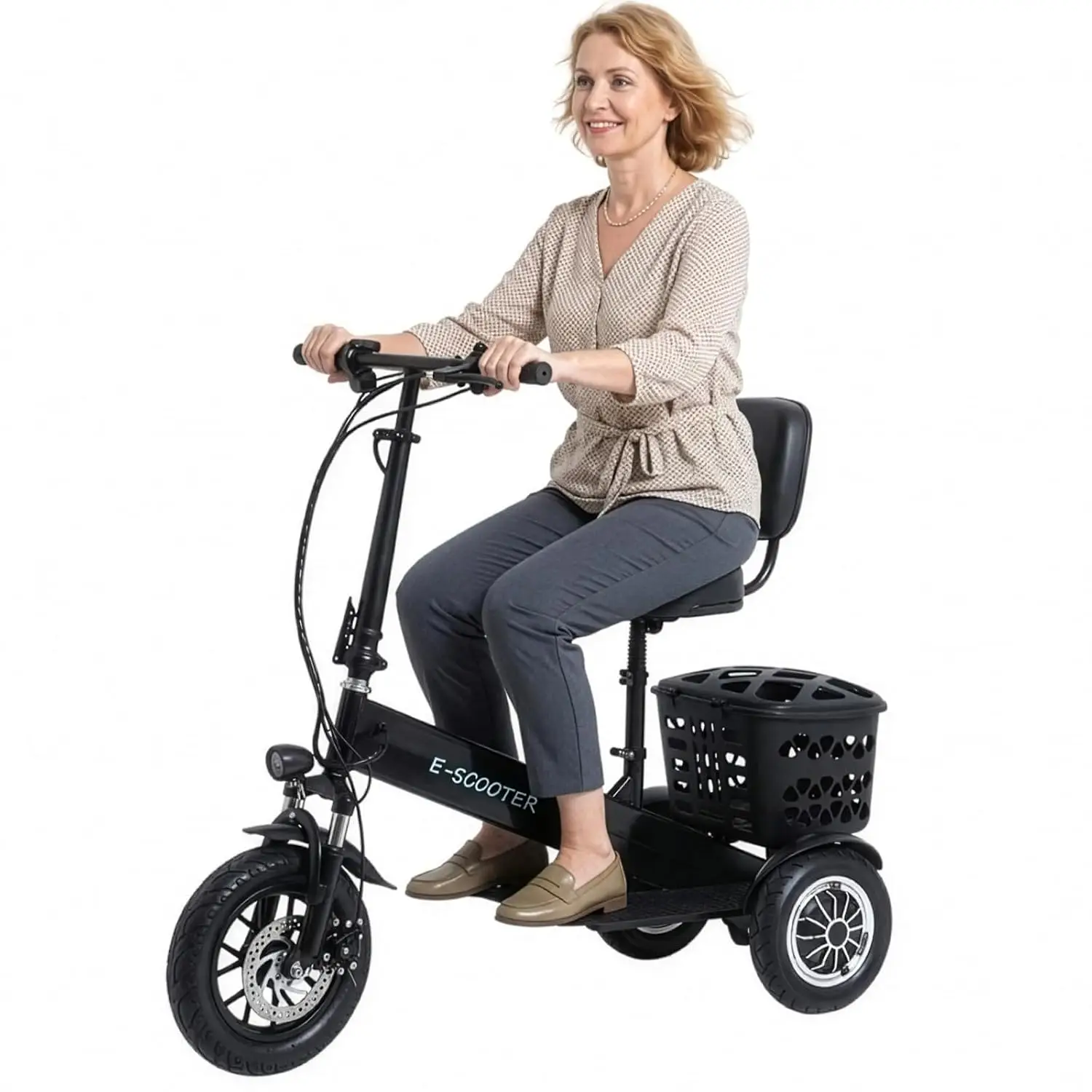3 Wheel Mobility Scooters for Seniors, 3 Wheel Electric Scooter for Adults, Electric Wheelchair Device, 10 Mile, Customized