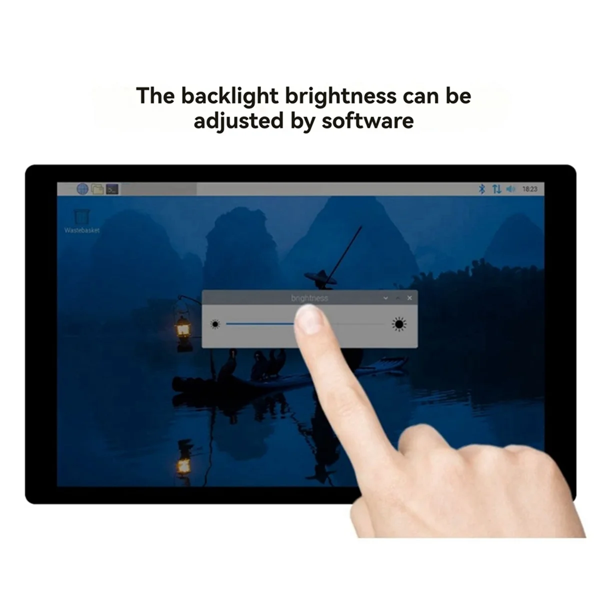 Waveshare 8-calowy dotykowy wyświetlacz IPS 800x1280 dla Raspberry Pi 5 DSIJAS