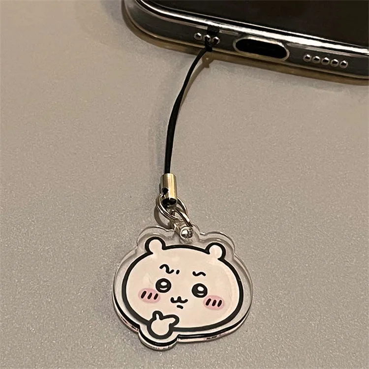 Cartoon Cute Style jiyi Mobile Phone Chain Acrylic Mobile Phone Chain Pendant Hachiware Usagi Pendant Lanyard Pendant Gift view 5