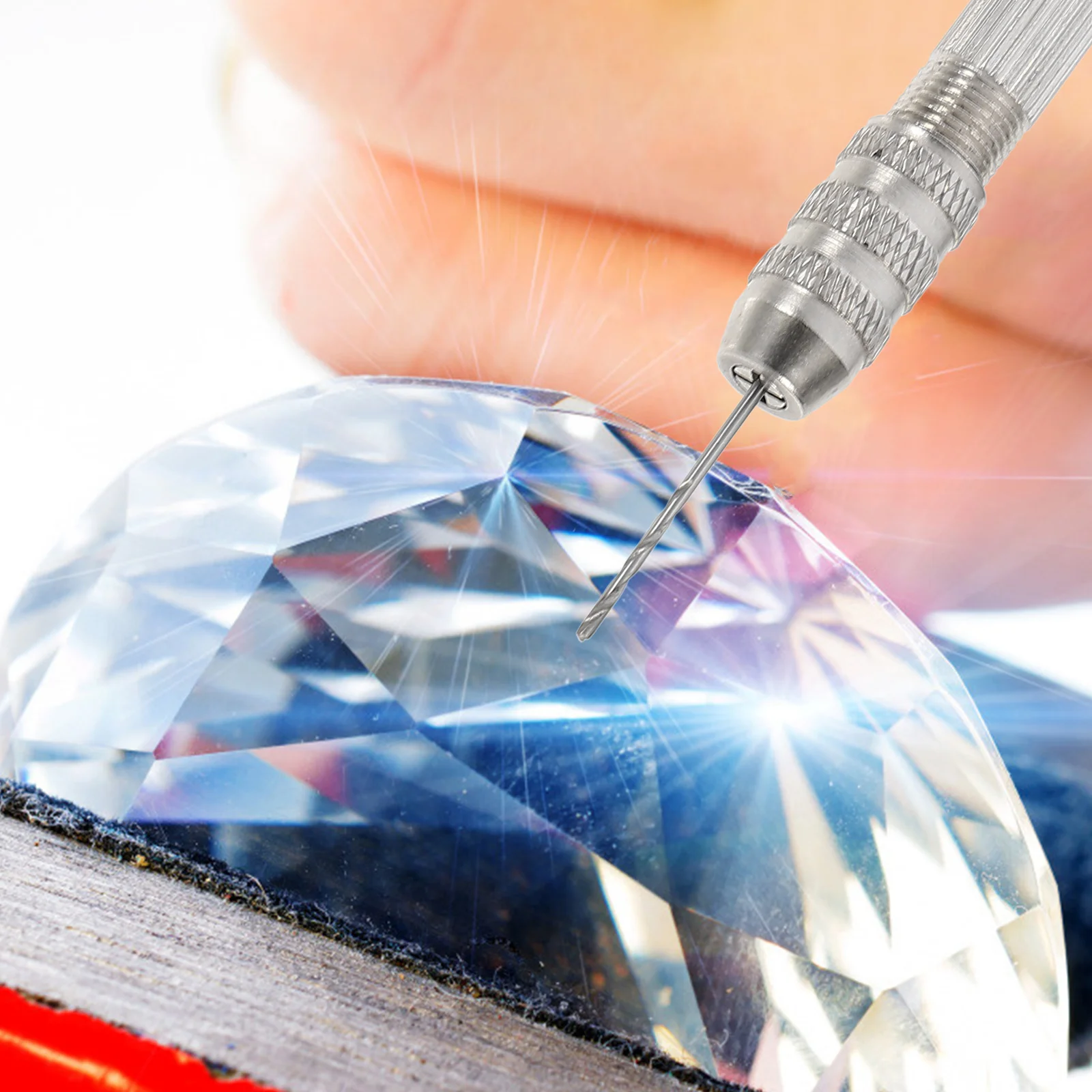 مجموعة واحدة من أدوات الحفر اليدوية الدقيقة لقم الثقب الحلزوني متضمنة صنع المجوهرات أقراط متدلية يمكنك صنعها بنفسك لحفر البلاستيك الراتنج