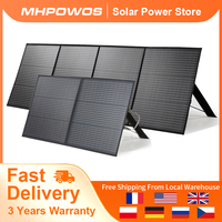 MHPOWOS Power Backup 110W/220W Portable Solar Panel 20V Foldable Solar Charger for Camping Fishing Outdoor RV Powerstation